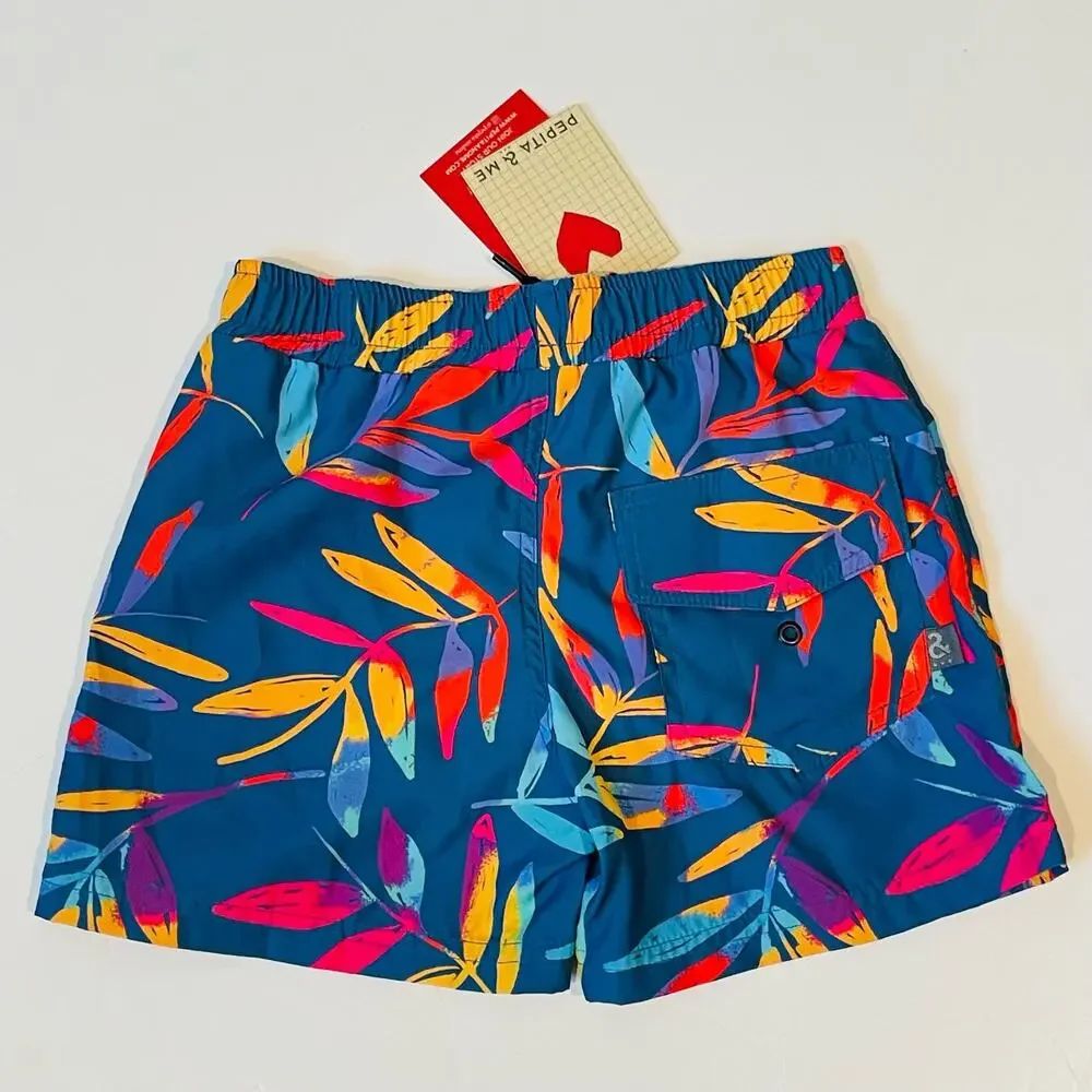 NWT Pepita & Me Size 6-12M Bright Fern Trunks